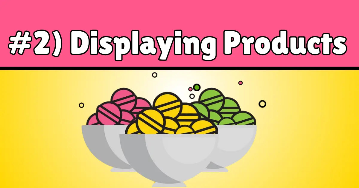 How to display bath bombs in your store
