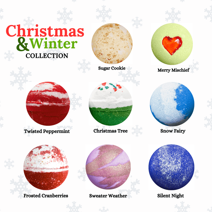 Wholesale Bath Bombs - Winter/Christmas Collection (100 units)