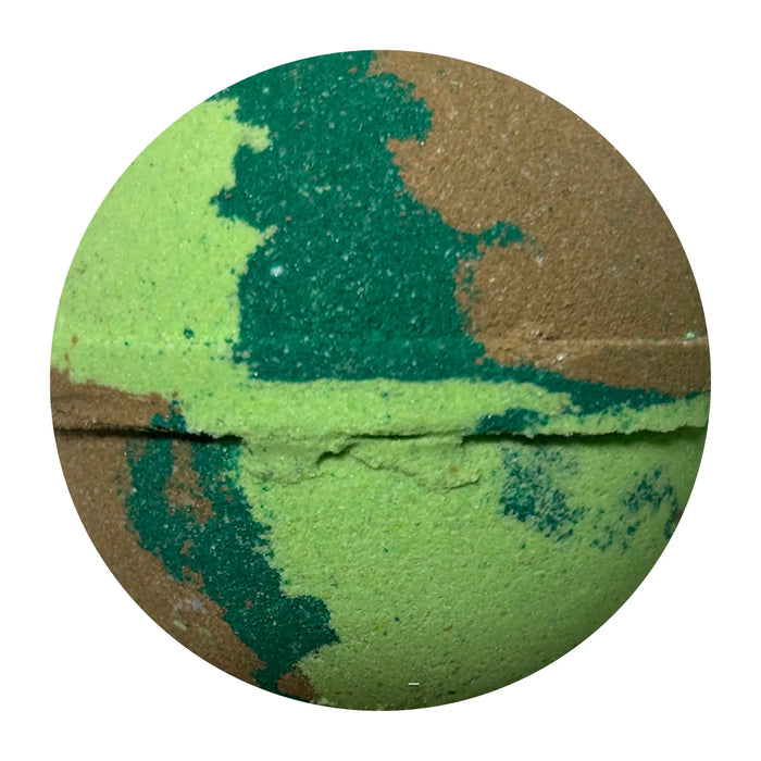 Wholesale Earthy Bath Bombs. Wholesale case 25 units. Green and brown Bath bomb.