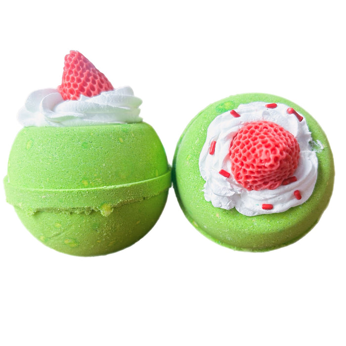 Kiwi Strawberry Bubble Bath Bomb