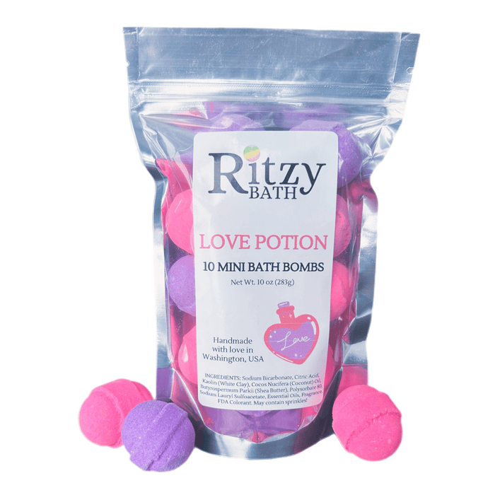 PREORDER: Love Potion Mini Bath Bombs (12 units)