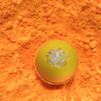 Peach Tea Bath Bomb handmade in the USA. Wholesale Bath Bombs