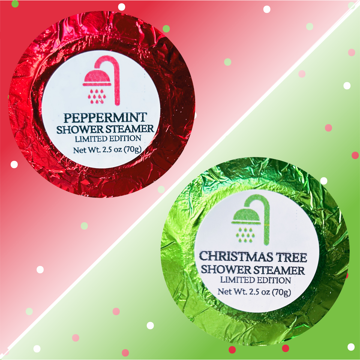 Christmas Shower Steamer Bundle - 12 of each.