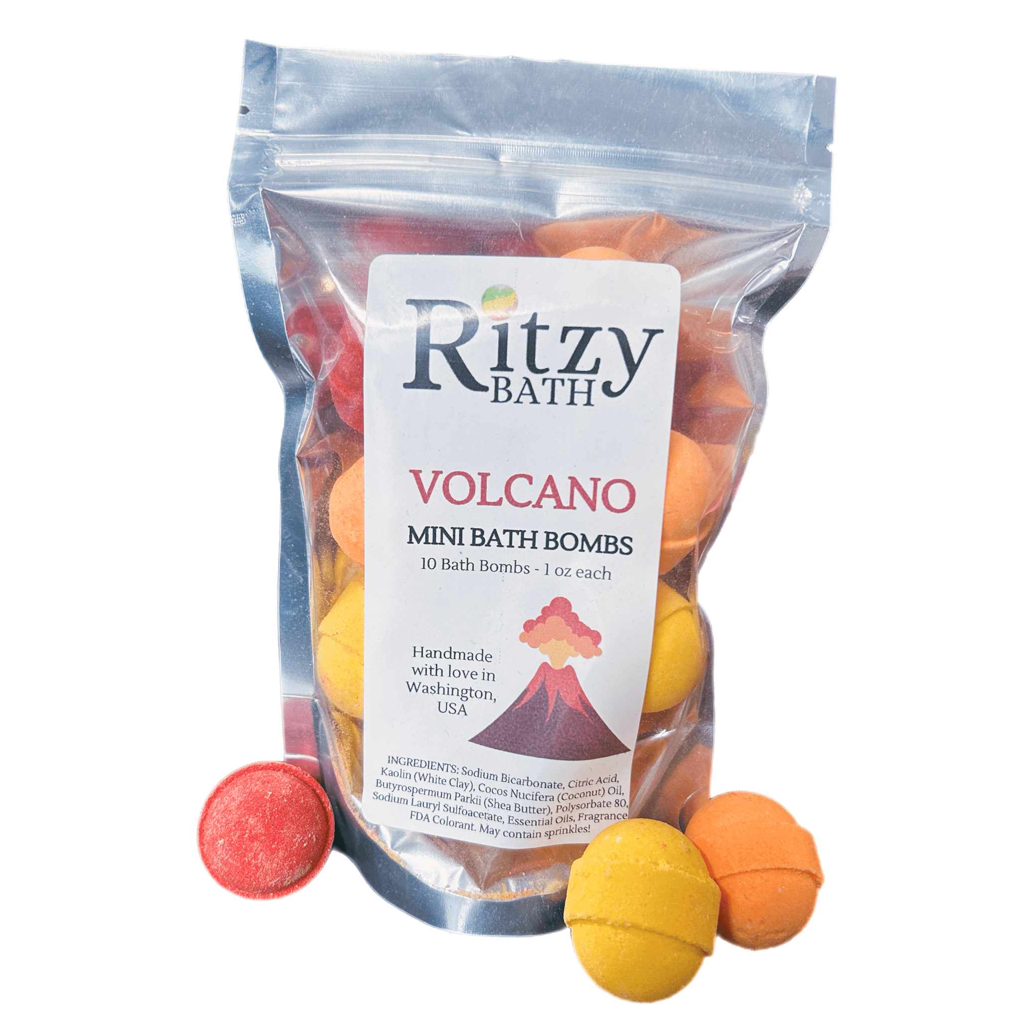 【ソイズ】No.119VITA BOMB ＆ カバコ Volcano Wholesale Mini Bath Bombs – RitzyBath
