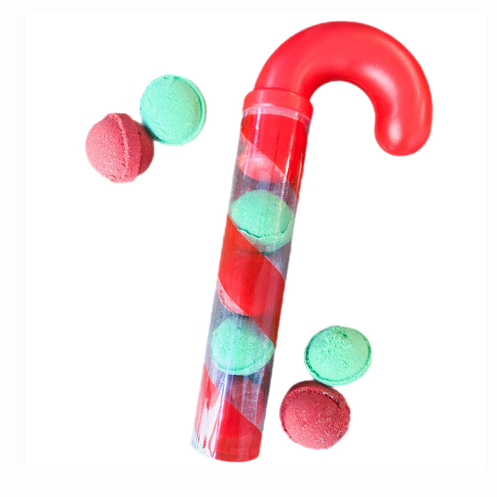 Christmas Mini Bath Bombs in a Candy Tube