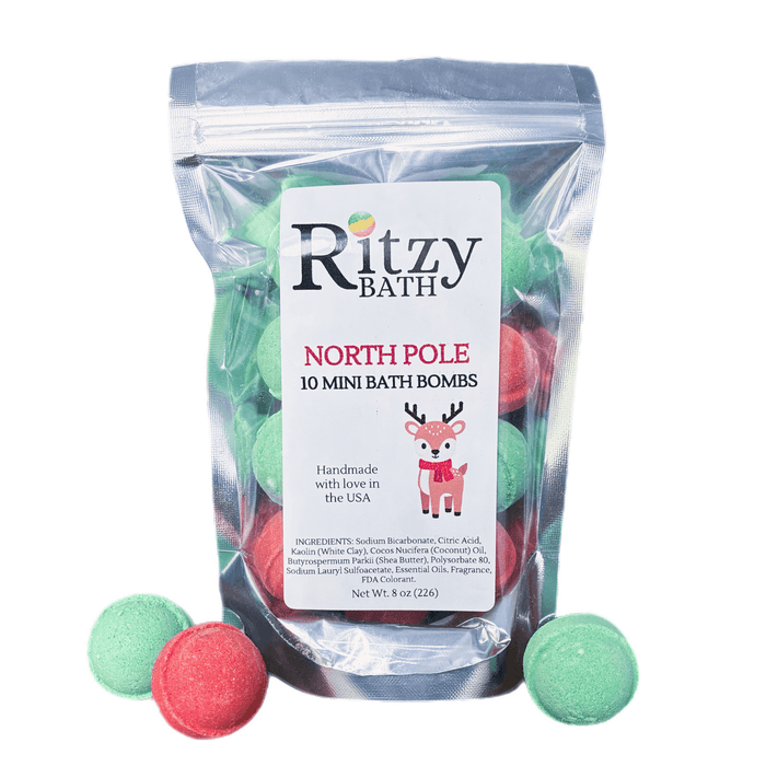 PREORDER: North Pole Mini Bath Bombs (12 units)